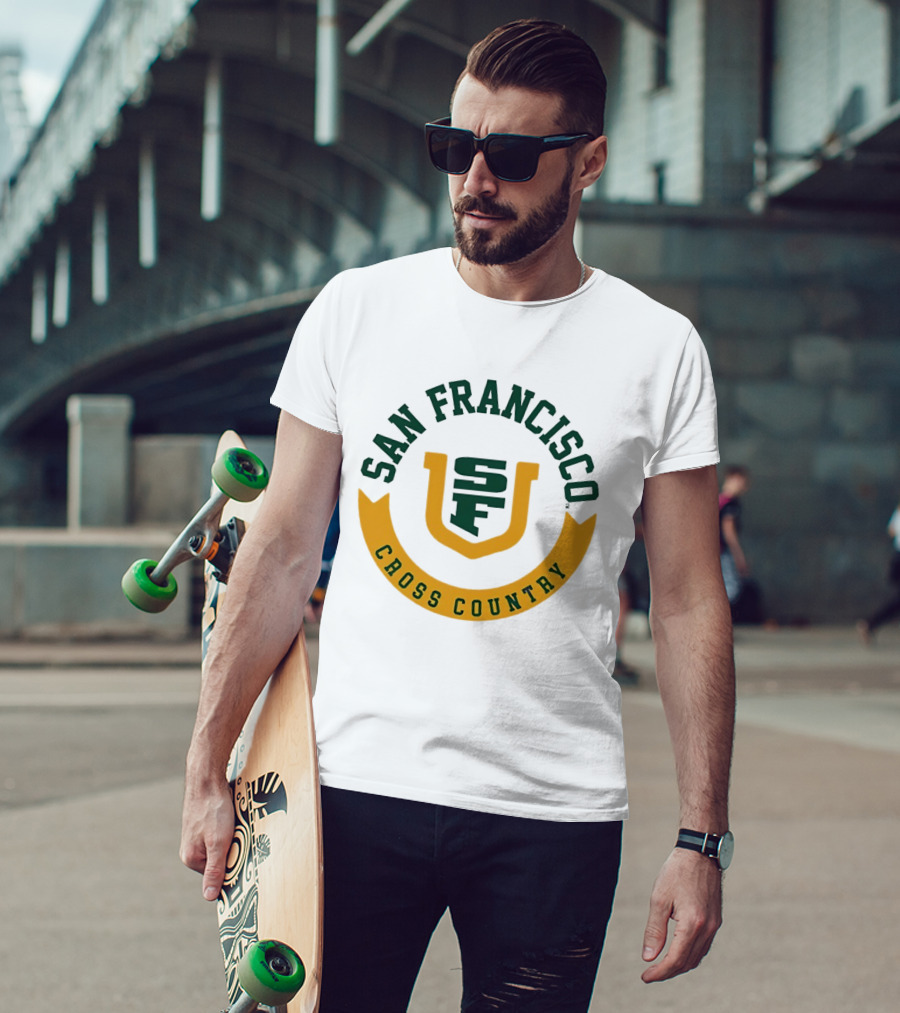 USFCA SF San Francisco Cross Country NCAA Men's T-Shirt