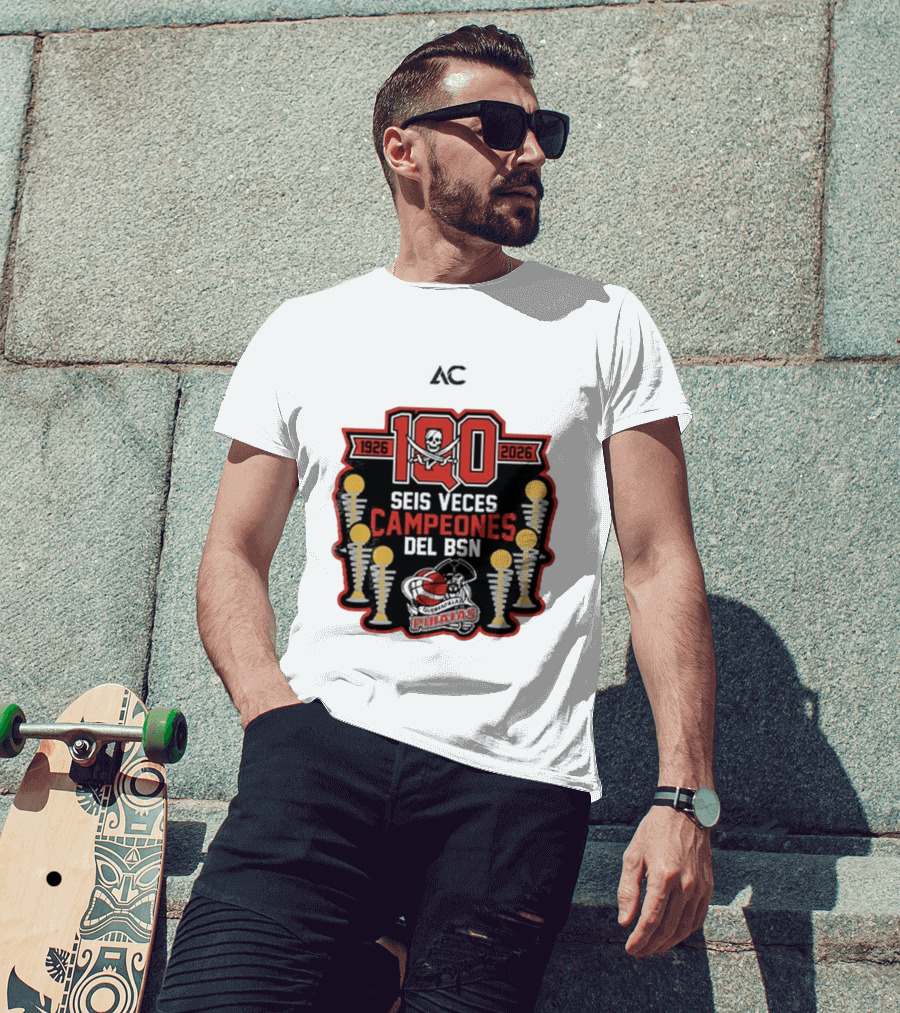Piratas De Quebradillas 100 Aniversario Seis Veces Campeones Del BSN 1926 2026 T-Shirt