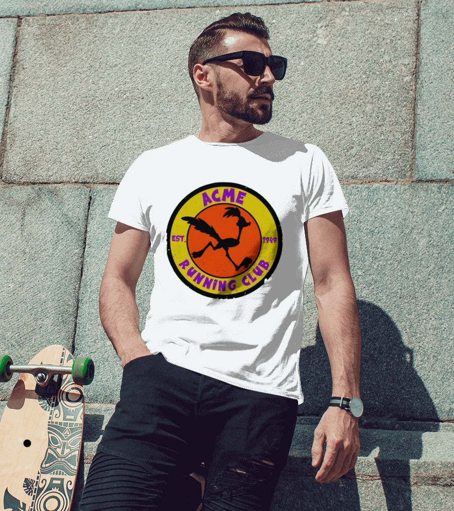 Acme Running Club Est 1949 Road Runner Bird T-Shirt