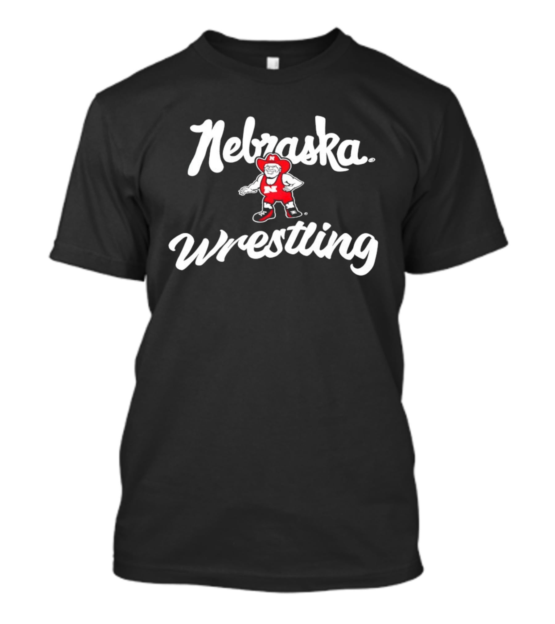 Nebraska Wrestling Herbie Husker Sports Fan T-Shirt