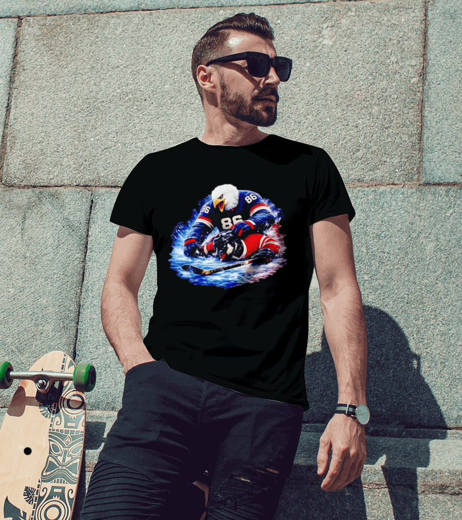 USA Vs Canada Hockey 2026 Eagle Clash T-Shirt