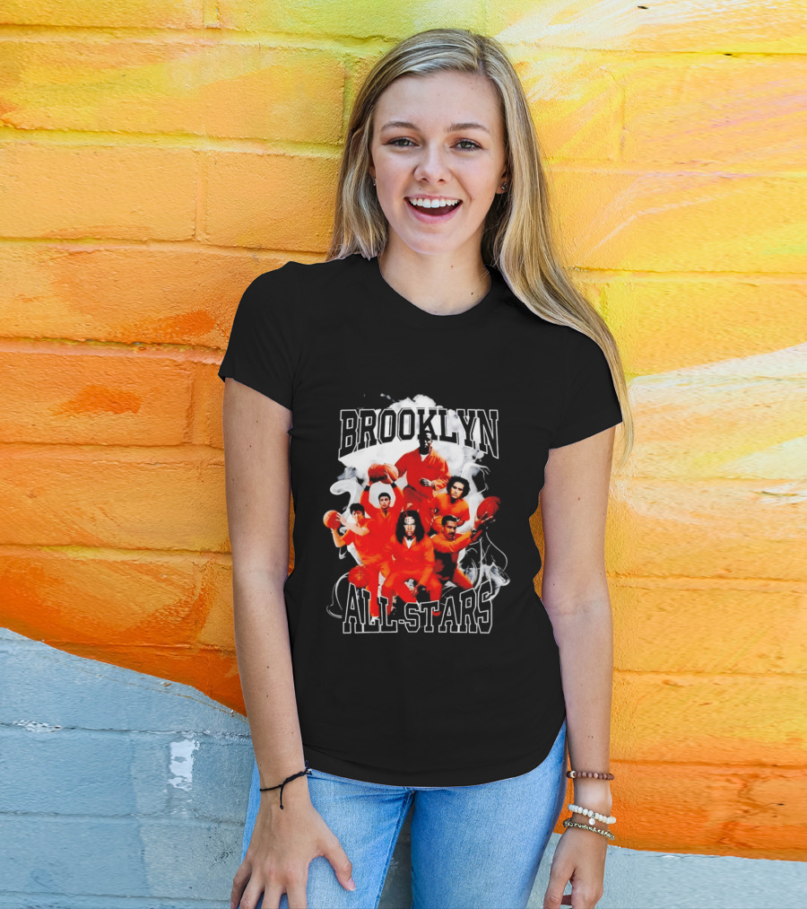 Brooklyn All Stars Basketball Team Creative Smoke T-Shirt