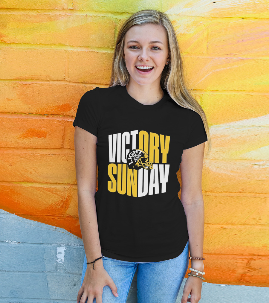 Victory Sunday Light The Dome Helmet T-Shirt