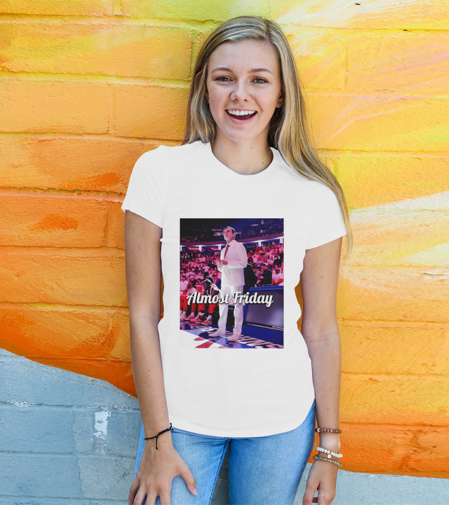 Almost Friday Rick Pitino Basketball Game Coach Suit T-Shirt