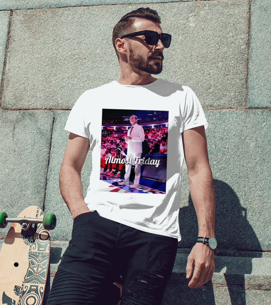 Almost Friday Rick Pitino Basketball Game Coach Suit T-Shirt