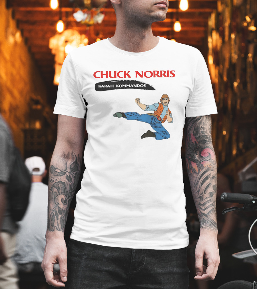 Chuck Norris Karate Kommandos 80s Cartoon Martial Arts Adventure T-Shirt