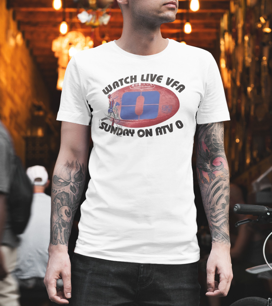 Live VFA Sunday on ATV 0 Football T-Shirt