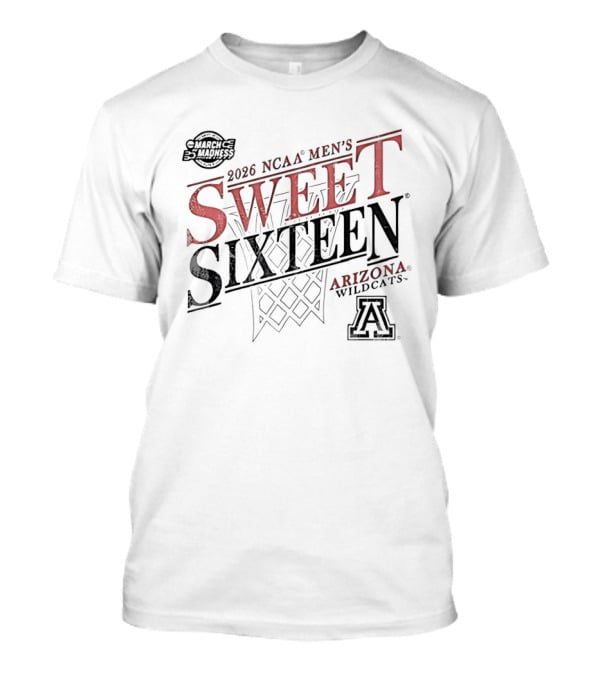 2026 NCAA Men's Sweet Sixteen Arizona Wildcats March Madness T-Shirt