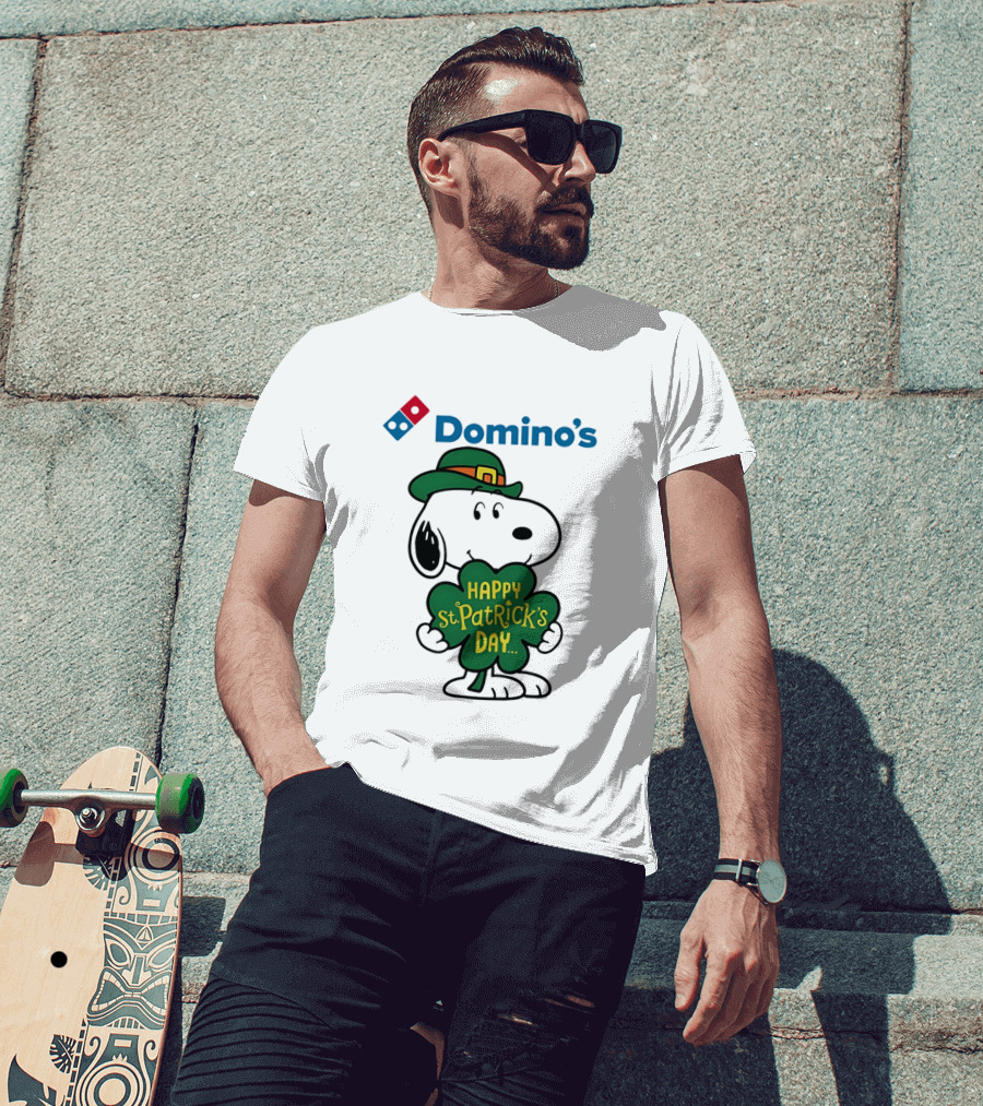 Domino's Snoopy Happy St. Patrick's Day 2026 Collaboration T-Shirt