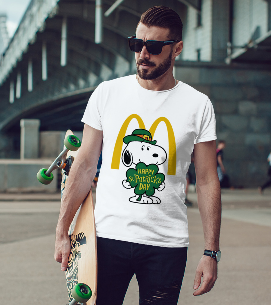 McDonald's Snoopy Happy St. Patrick's Day 2026 Collaboration T-Shirt
