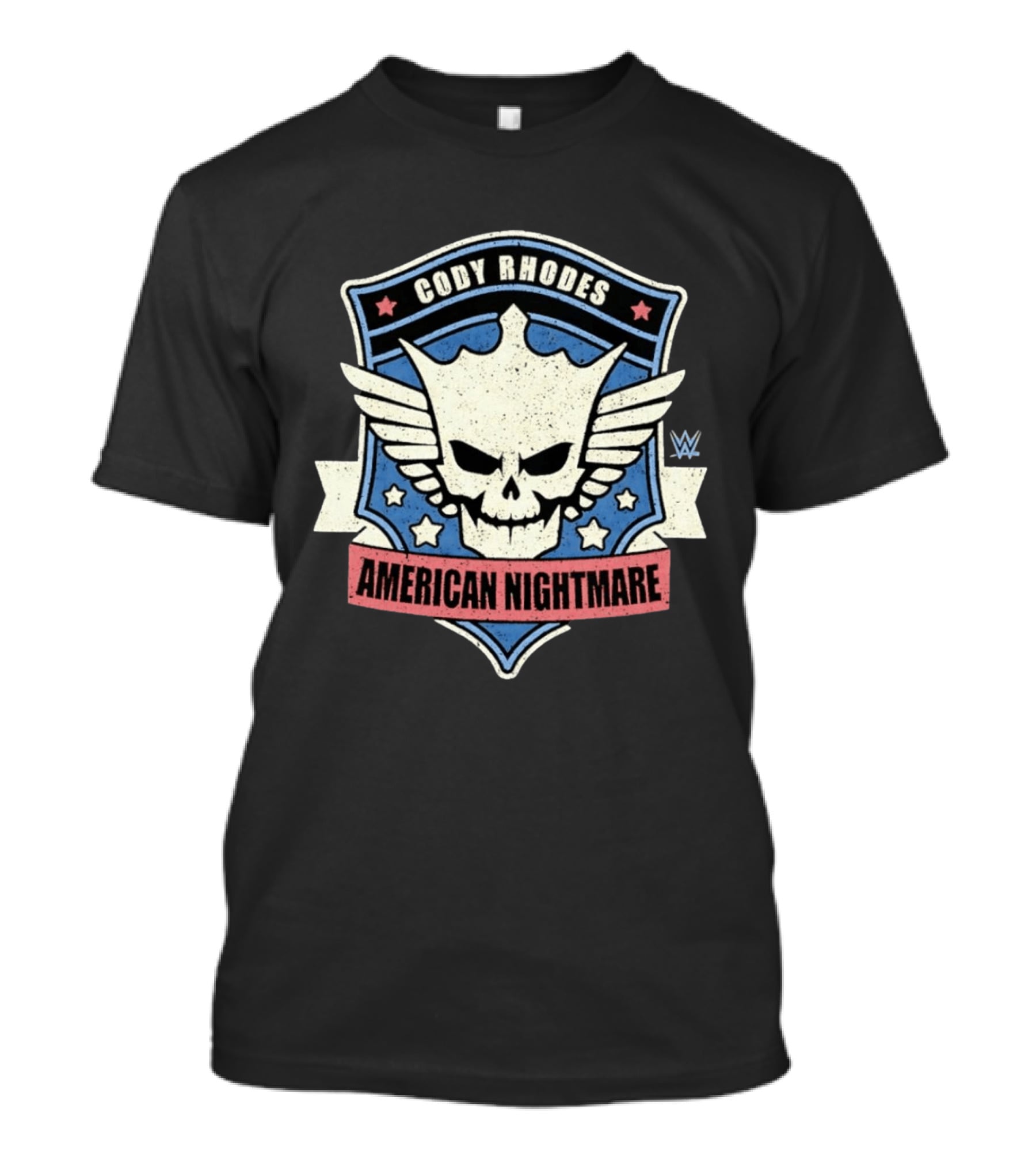 Cody Rhodes American Nightmare Skull Wings WWE Stars T-Shirt