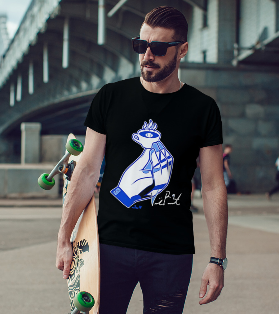 Vinnie Pasquantino Che Vuoi Espresso 9 Baseball Glove Cup Signature T-Shirt