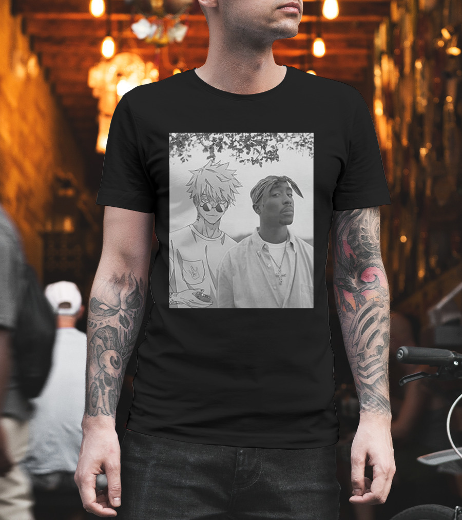 Jujutsu Kaisen X Tupac Collaboration All Eyez On Me T-Shirt