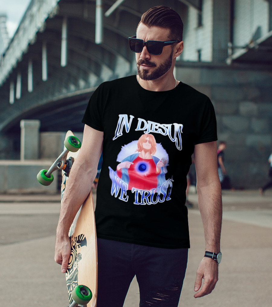 In Diesus We Trust Jesus Rock Pose T-Shirt