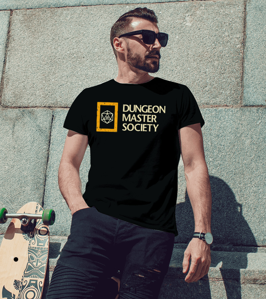 Dungeon Master Society Dungeons And Dragons Dice T-Shirt