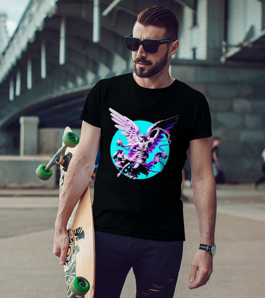 Medieval Angel Renaissance Bernini Italy Gothic Middle Ages Sculpture Aesthetic T-Shirt