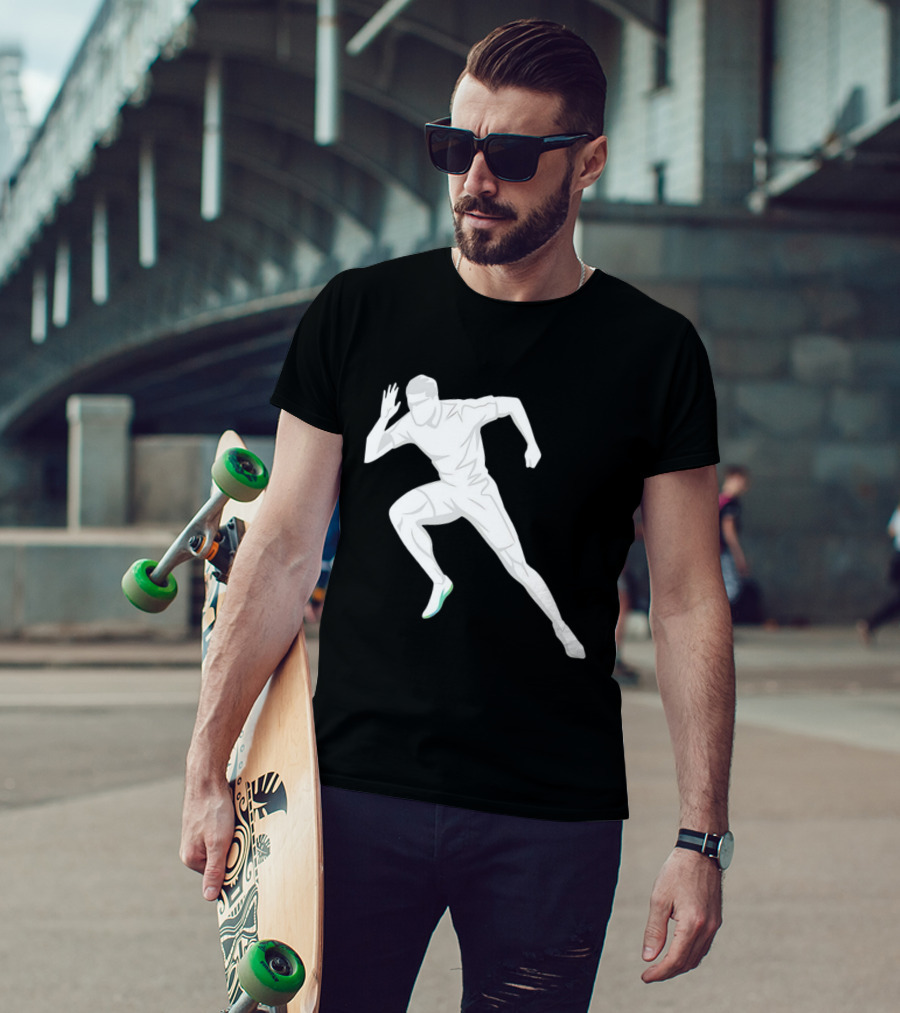 Sprint Athlete Dynamic Pose Running T-Shirt