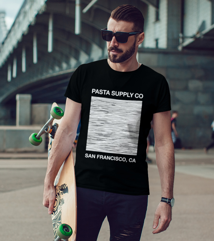 Pasta Supply Co San Francisco CA Unknown Pleasures T-Shirt