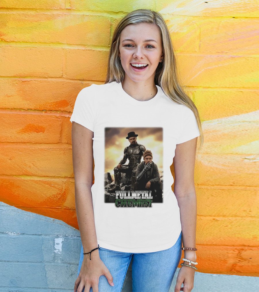 Bryan Cranston Jesse Pinkman Fullmetal Chemist T-Shirt
