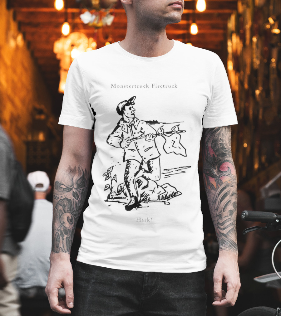Monstertruck Firetruck Hark Ogbert The Nerd Nostalgic Adventure T-Shirt