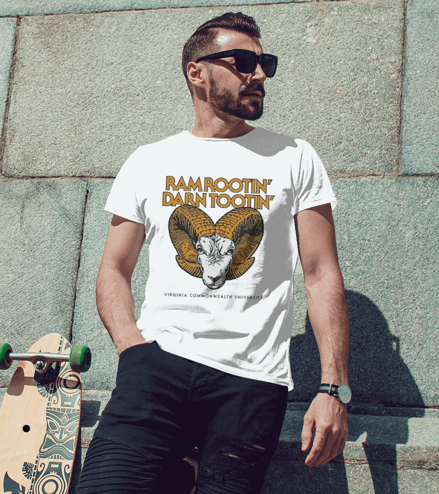 Ram Rootin Darn Tootin Virginia Commonwealth University T-Shirt