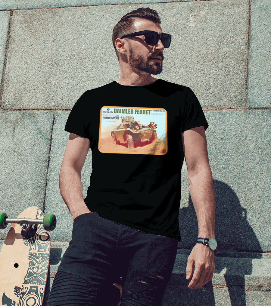 Burlen Daimler Ferret Mission Motorsport 1/7 Scale Model Kit T-Shirt