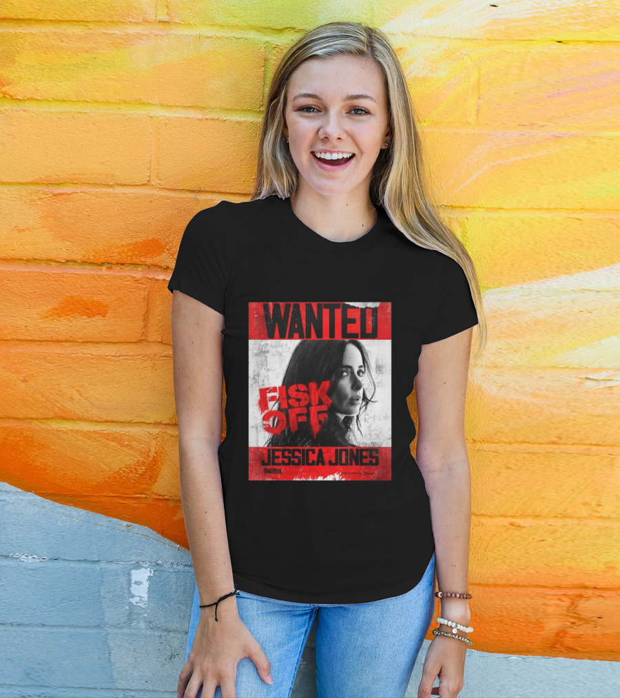 Wanted Jessica Jones Fisk Off Daredevil Born Again Season 2 T-Shirt