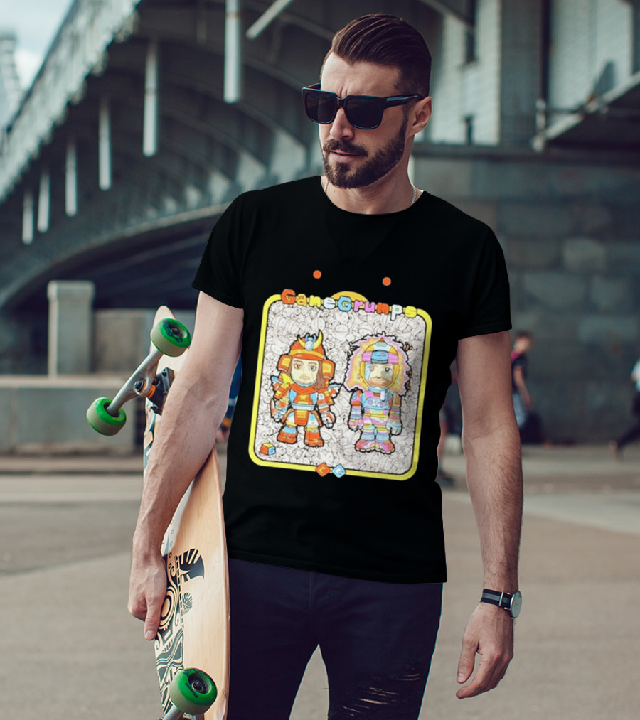 Game Grumps X 326 Collaboration Colorful Characters T-Shirt