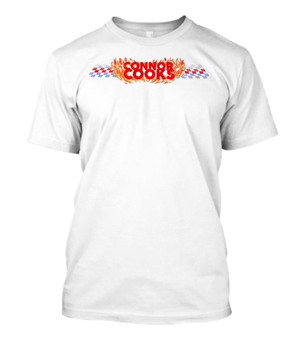 Connor Cooks 88 Wendy's Racing Flame T-Shirt