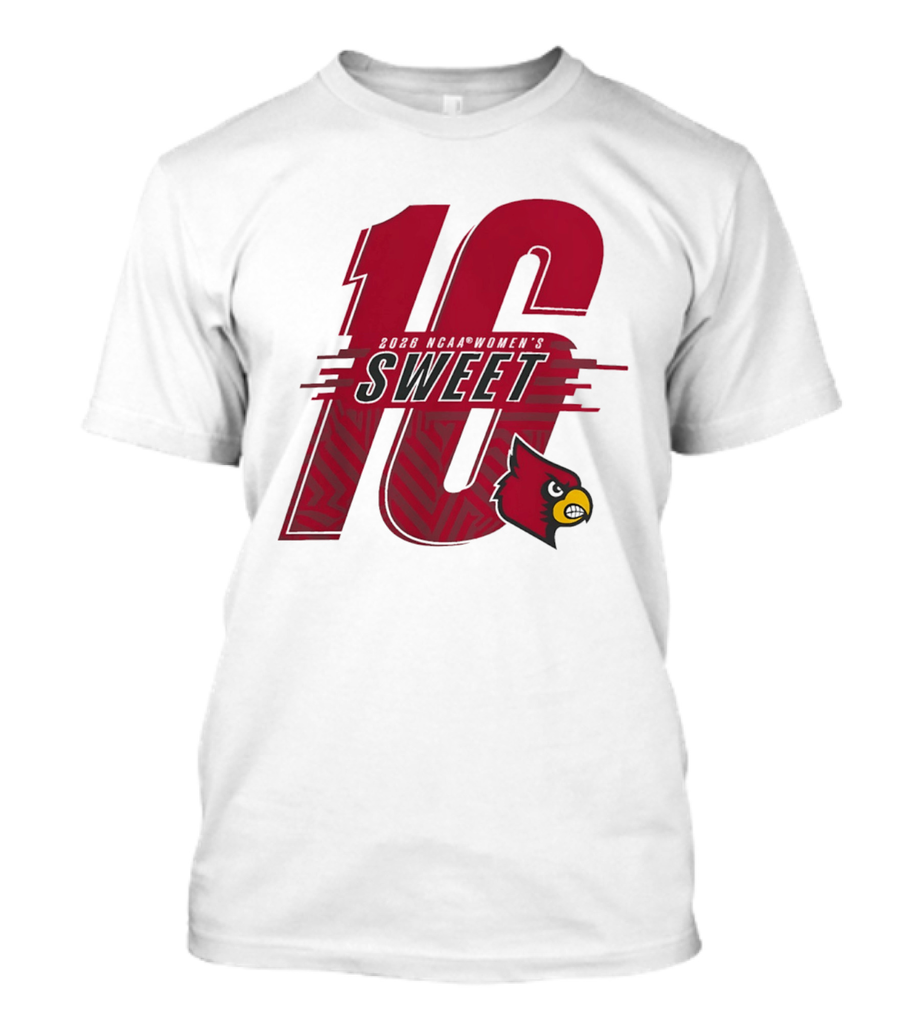 Louisville Cardinals Sweet Sixteen 2026 NCAA Women's Basketball T-Shirt