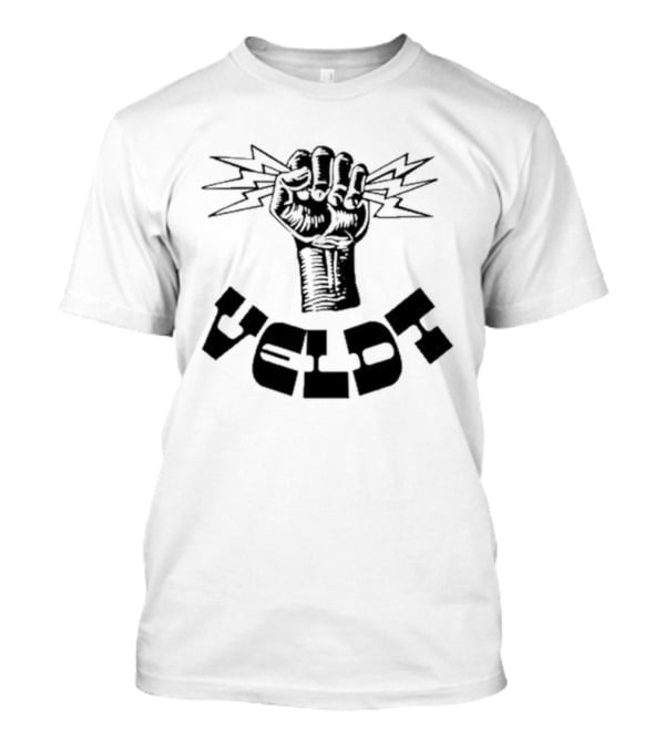 Invisible Youth Empowered Fist With Electric Thunderbolts Veldt T-Shirt