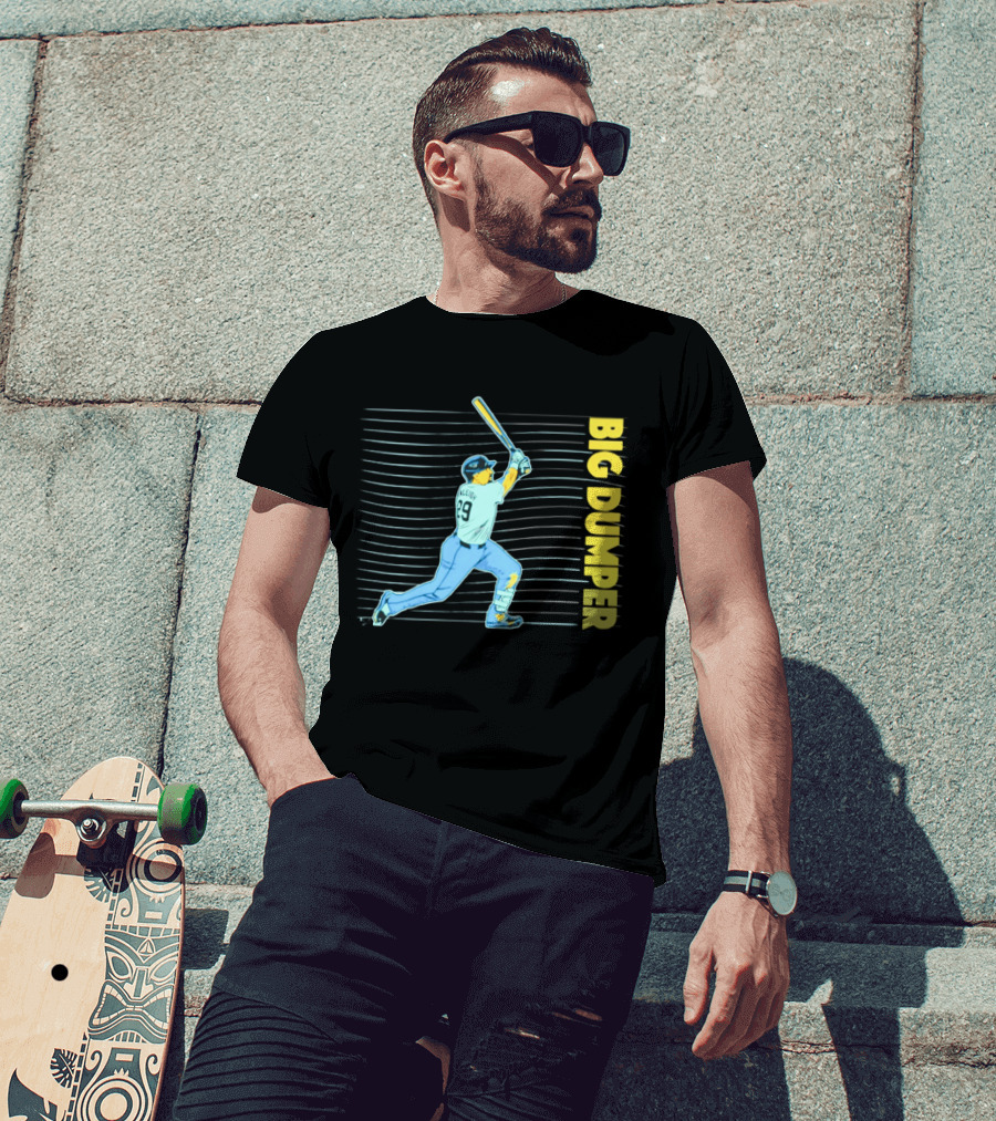 Seattle Mariners Cal Raleigh 29 Big Dumper Neon Nights T-Shirt