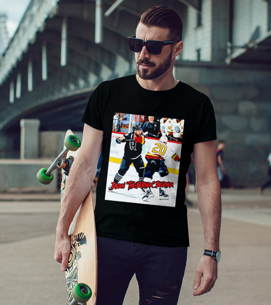 Dillon The Butcher Boucher Rockford IceHogs Hockey Fight Scene T-Shirt
