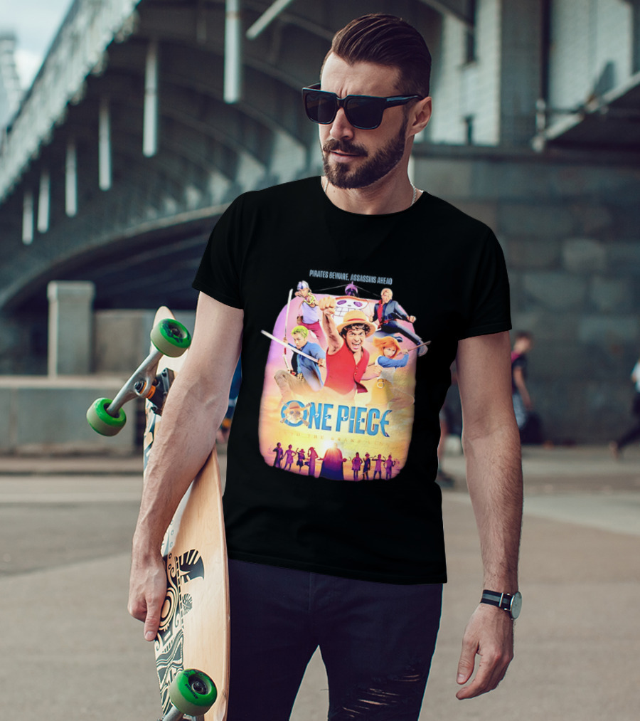 One Piece Luffy And Friends Pirates Journey To The Grand Line T-Shirt