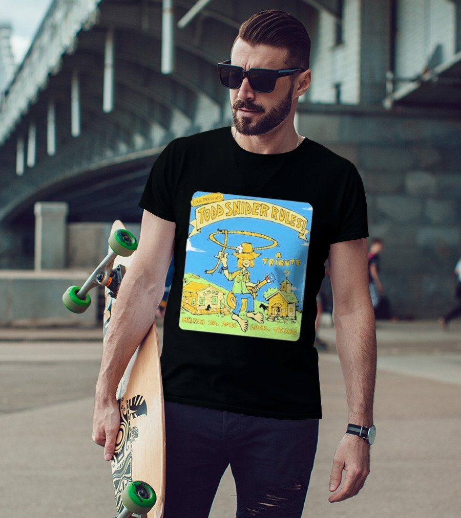 Luck Presents Todd Snider Rules A Tribute March 20 2026 Luck Texas T-Shirt