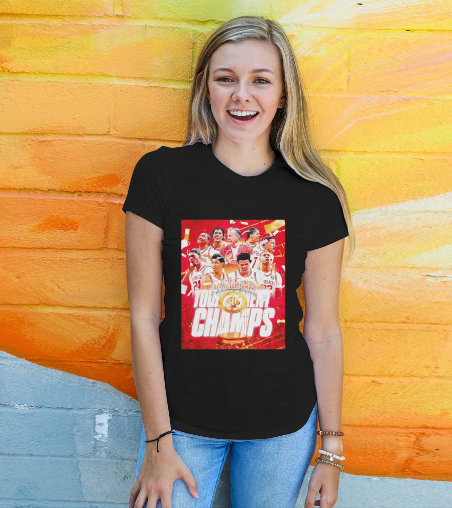 Arkansas Razorbacks SEC Tournament Champs Basketball T-Shirt