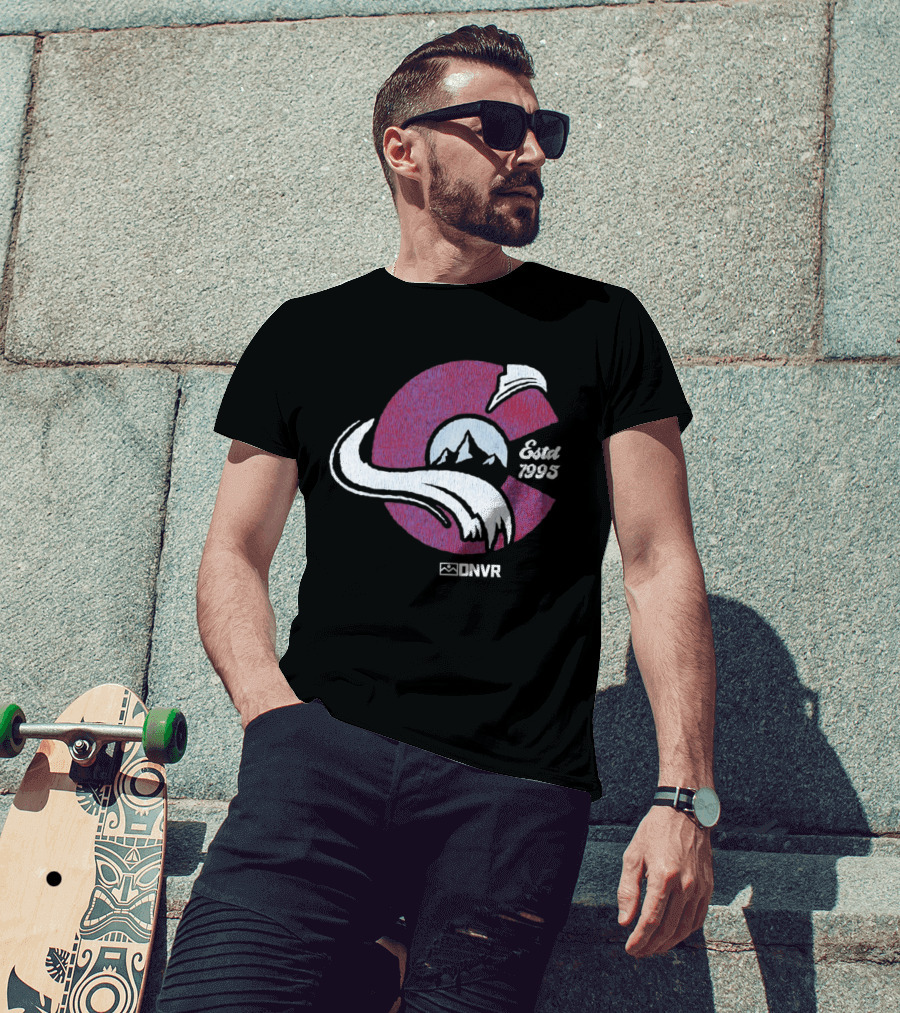 DNVR Colorado Avalanche Ice Hockey Est 1995 T-Shirt