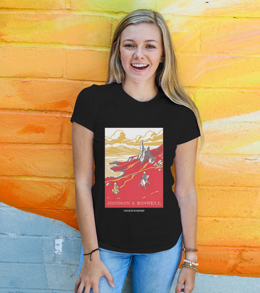 Johnson And Boswell Journey Through Red Landscape And History T-Shirt