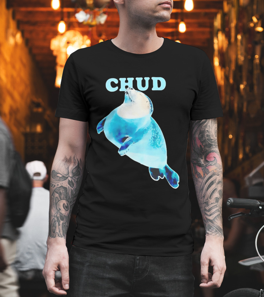 CHUD Seal Floating in Blue Water T-Shirt
