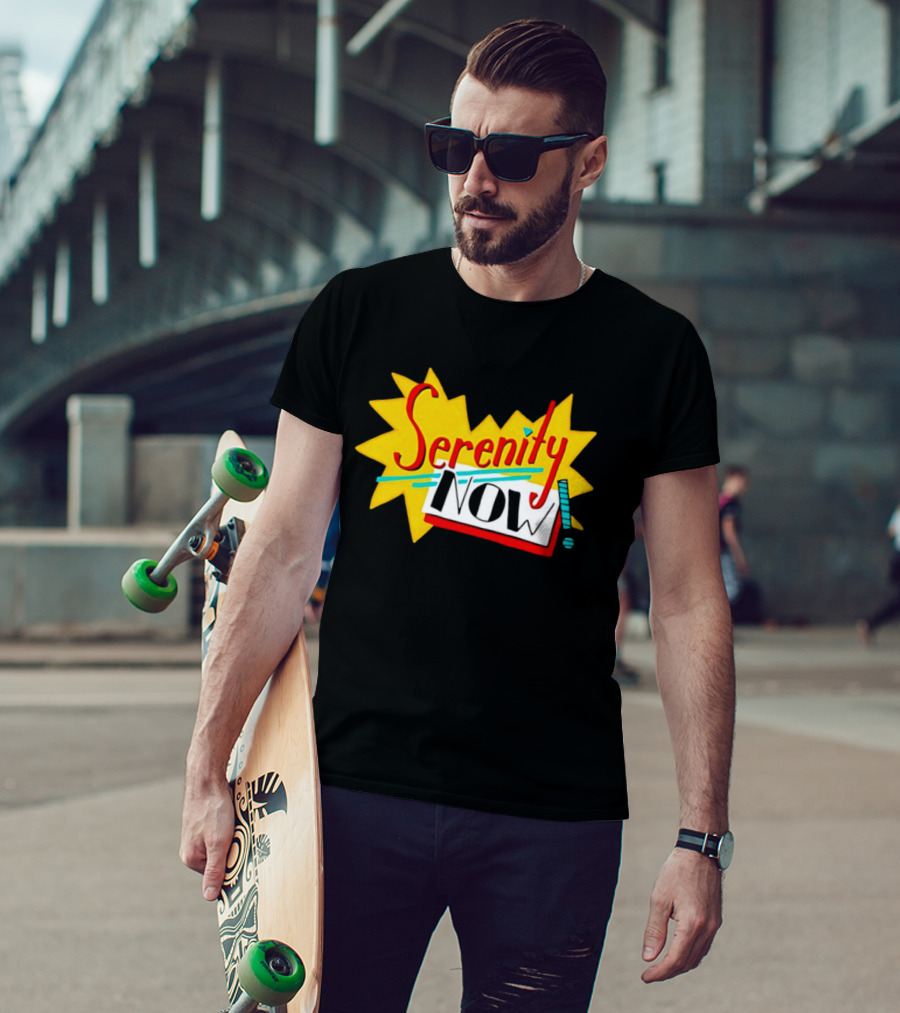 Serenity Now Exclamation Starburst T-Shirt
