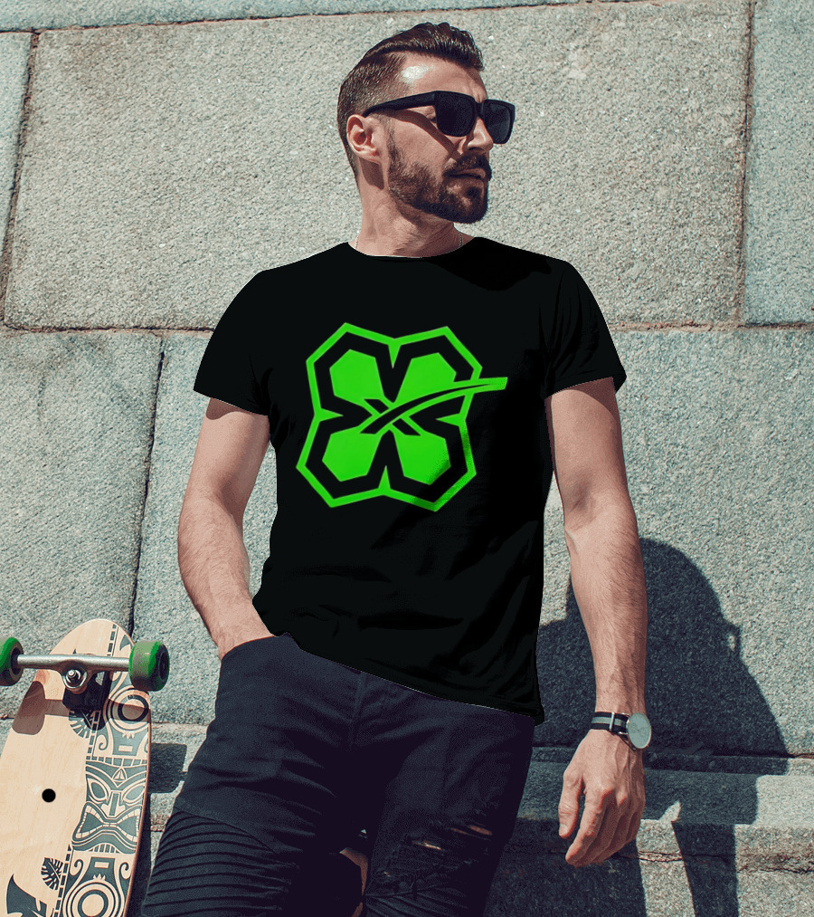 Lucky Four Leaf Clover Symbol Green T-Shirt