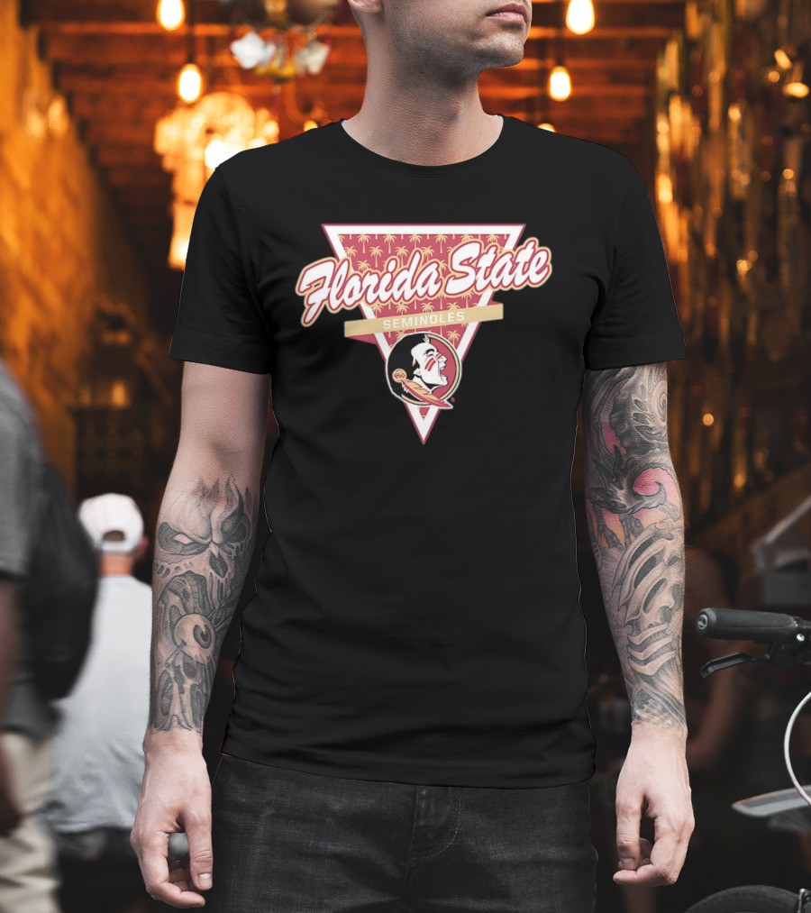 Florida State Seminoles Palm Tree Triangle T-Shirt