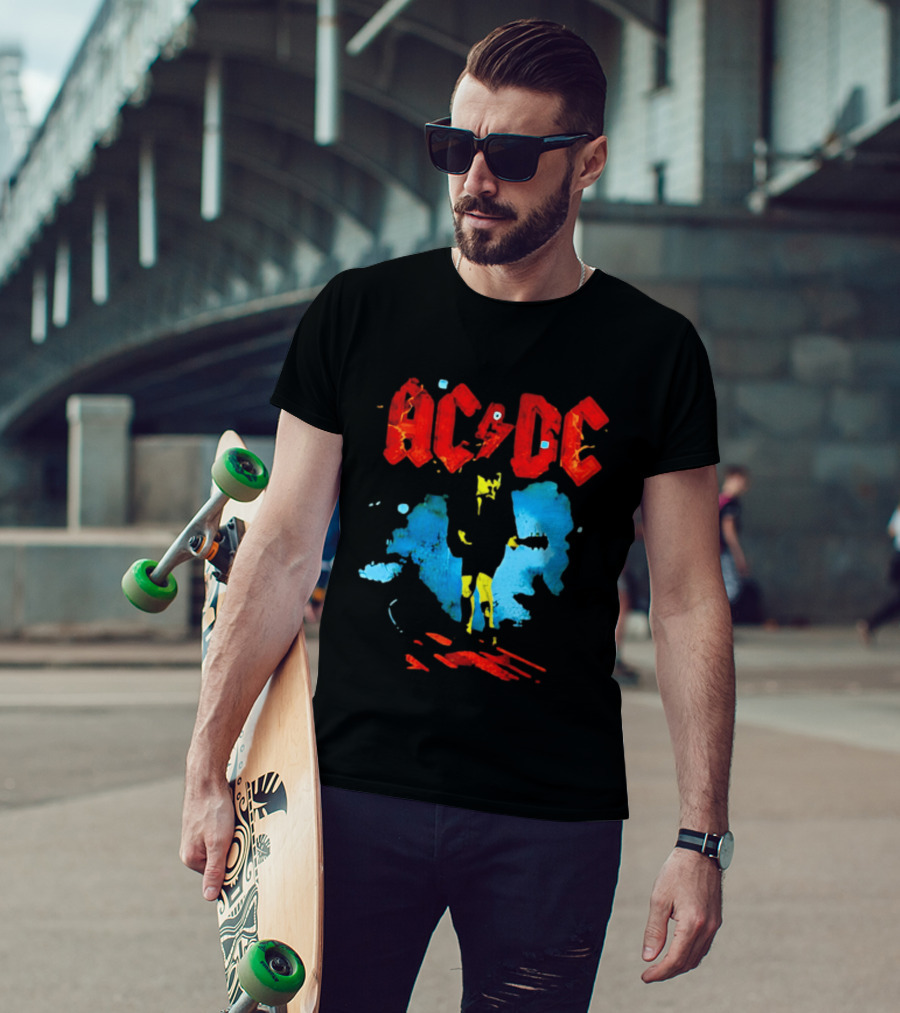 ACDC Angus Young On Stage Rock Legend T-Shirt