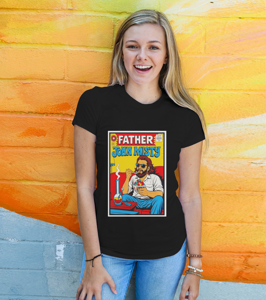 Father John Misty Trefort Music Hall March 27 2026 Comic T-Shirt