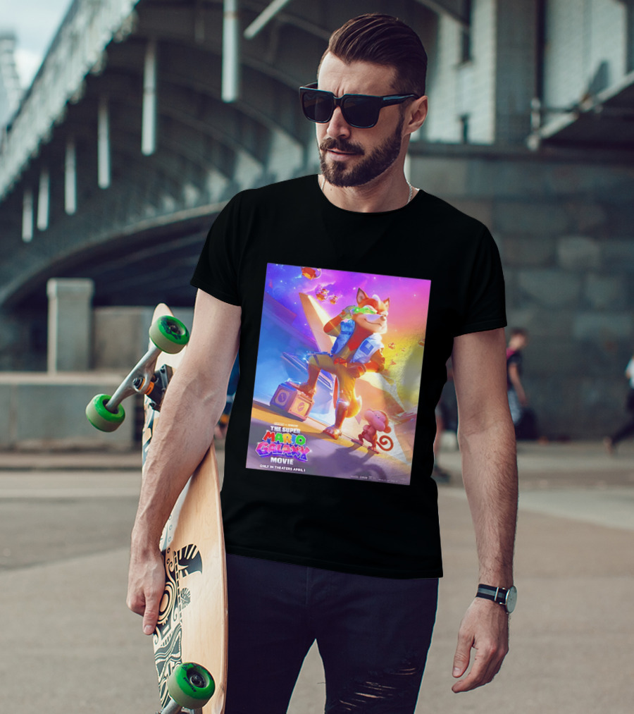 The Super Mario Galaxy Movie Featuring Fox McCloud Teaser T-Shirt
