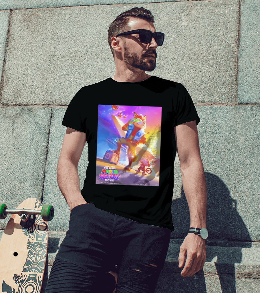 The Super Mario Galaxy Movie Featuring Fox McCloud Teaser T-Shirt