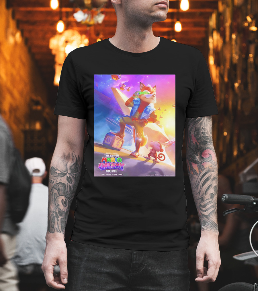 The Super Mario Galaxy Movie Featuring Fox McCloud Teaser T-Shirt