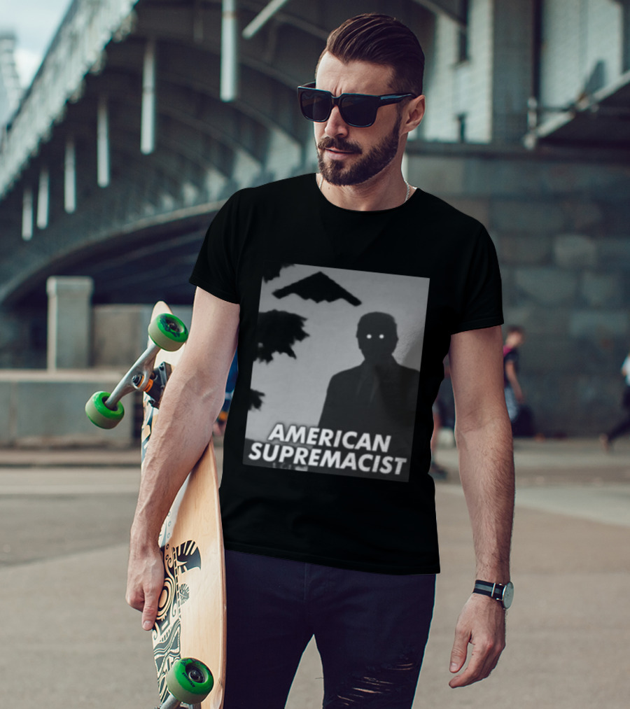 American Supremacist Donal Trump Silhouette Eyes B2 T-Shirt