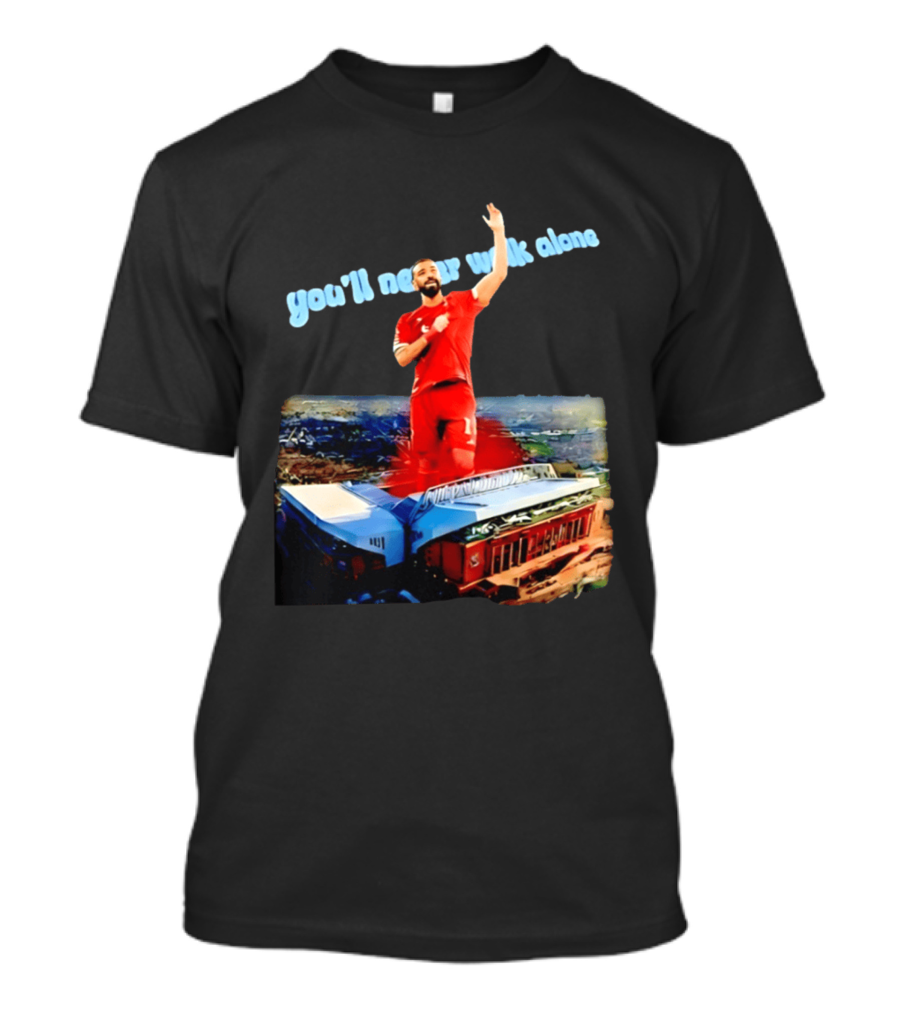 Mohamed Salah You'll Never Walk Alone Liverpool FC Stadium T-Shirt