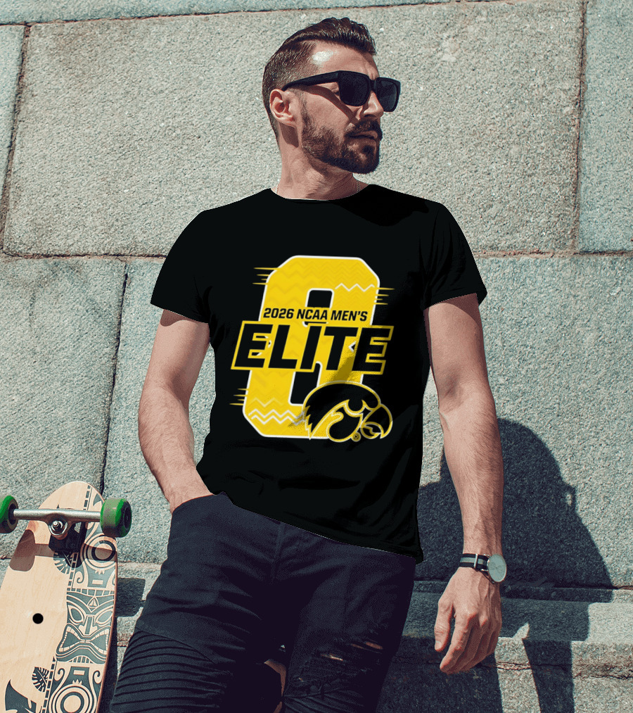 Iowa Hawkeyes 2026 NCAA Men's Elite 8 Basketball T-Shirt